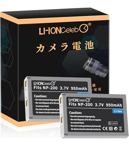 Amazon | 互換性のある電池 MINOLTA DG-X50-K DG-X50-R DG-X50-S